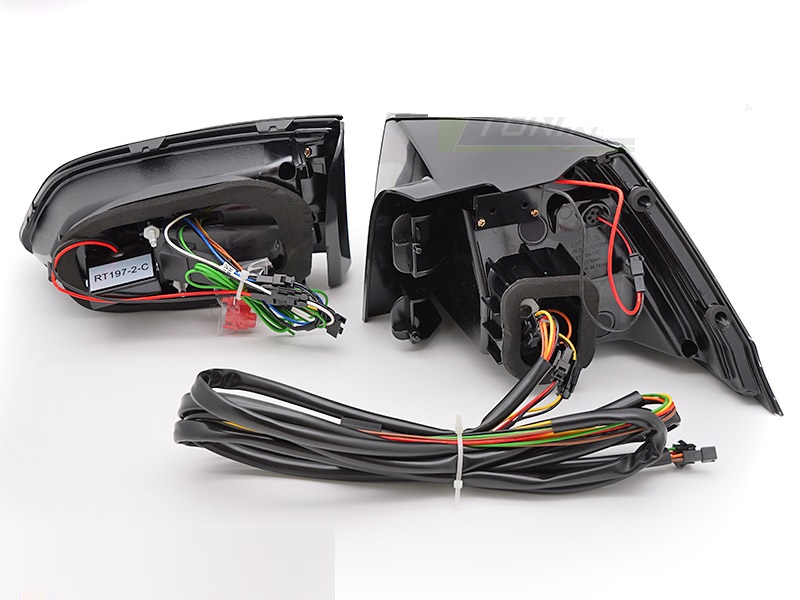 Taillights VW Golf VII 12- black/Smoke Led