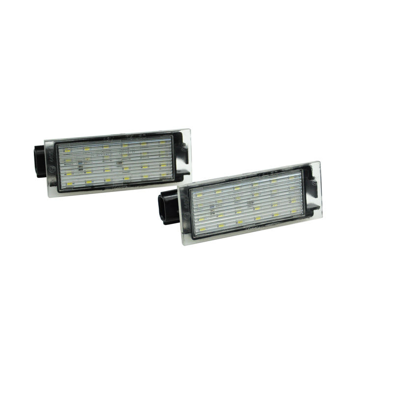 Set LED Nummerplaatverlichting  Renault/Opel diverse modellen