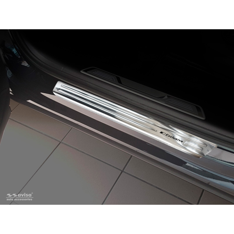 RVS Instaplijsten  Volkswagen Touareg (CR7) 2018- Incl. Facelift - 'Exclusive' - 4-delig