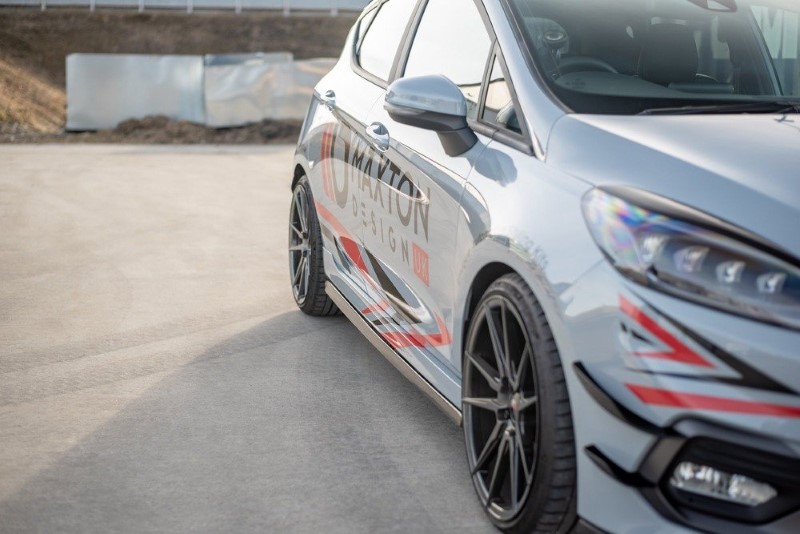 Zijskirts Diffusers Ford Fiesta Mk8 ST / ST-Line V.2 Glanzend Zwart