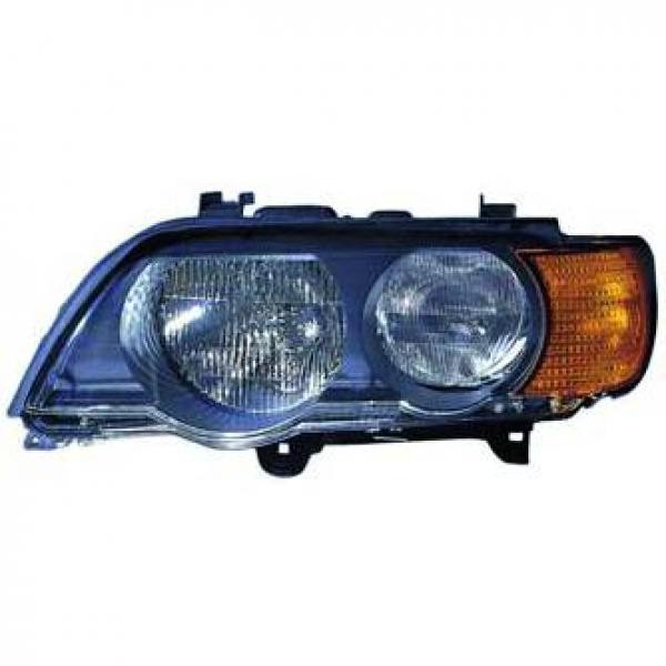 Koplamp links BMW X5 E53. 99-03 H7+HB3