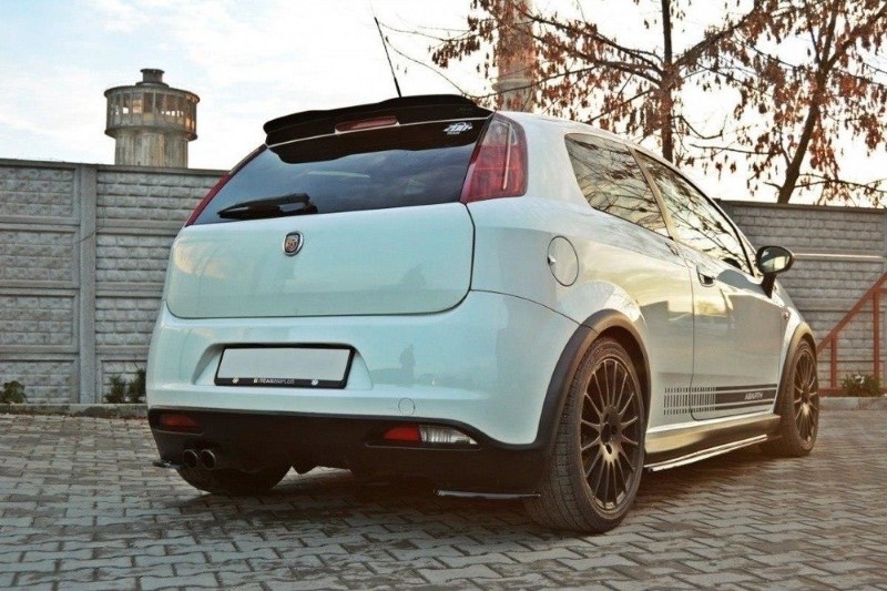 Spoilerkap Fiat Grande Punto Abarth Glanzend Zwart Maxton
