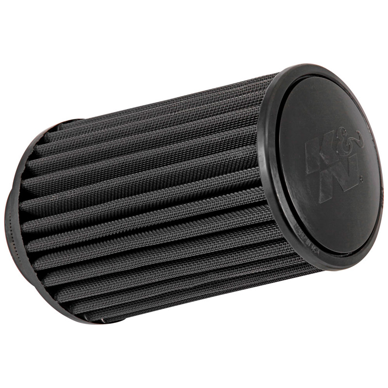 K&N Universeel Dryflow Zwart Luchtfilter Conisch 89mm aansluiting, 152mm onder, 133mm top, 222mm hoogte (RU-3105HBK)