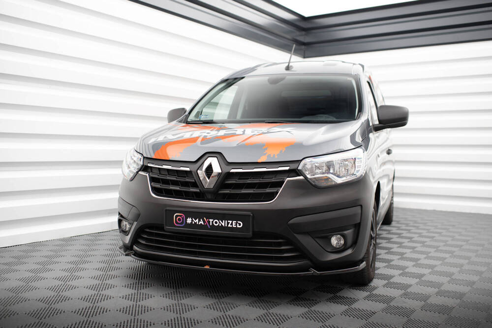 Voorspoiler Renault Express Maxton Glans Zwart