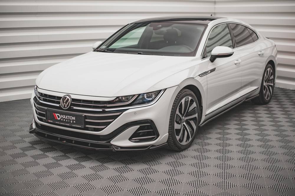 Voorspoiler V.1 Volkswagen Arteon Maxton Glans Zwart