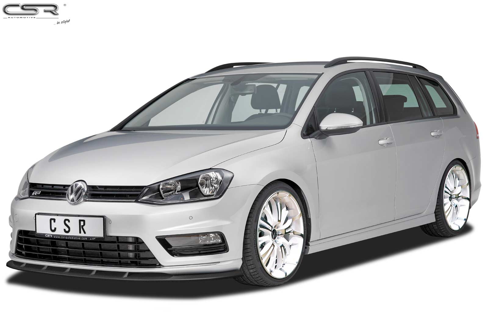 Voorspoiler VW Golf VII R-Line Mat Zwart
