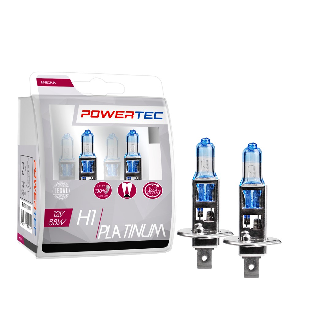 Powertec Platinum +130% H1 12V DUO BULB