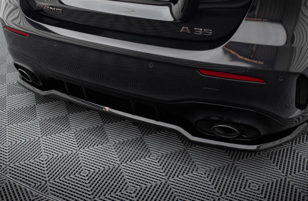 Zijskirts Mercedes A35 AMG Maxton Glans Zwart