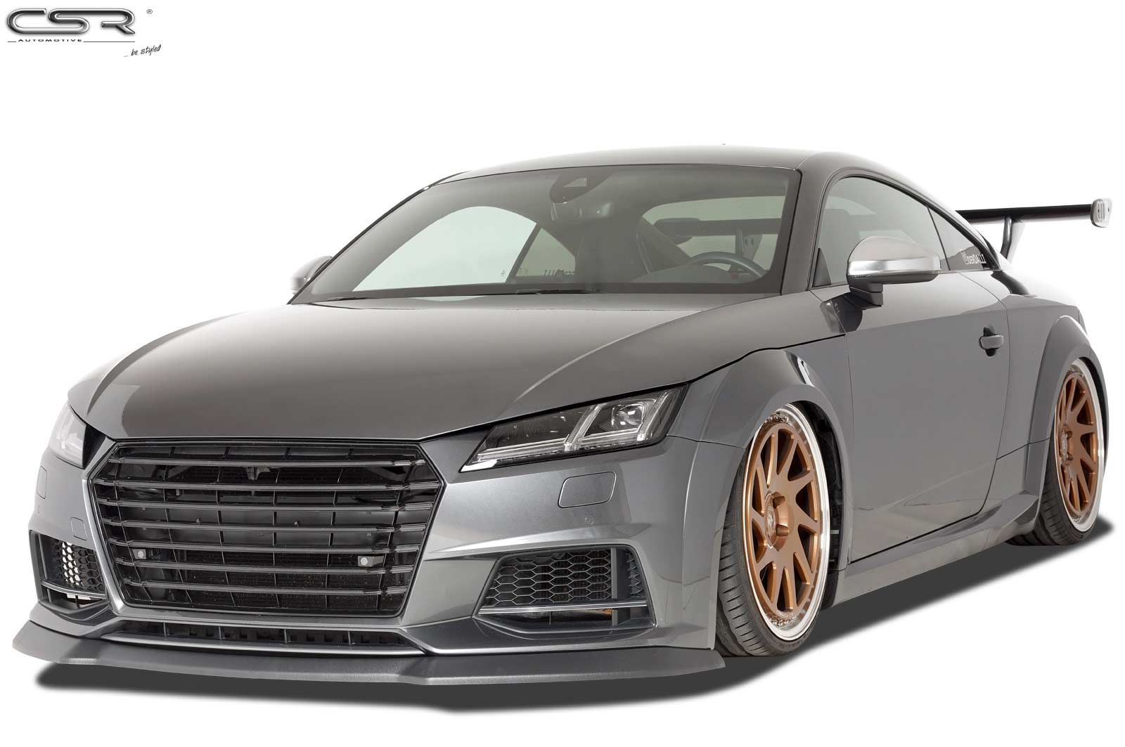 Voorspoiler Audi TTS FV/8S Glans Zwart