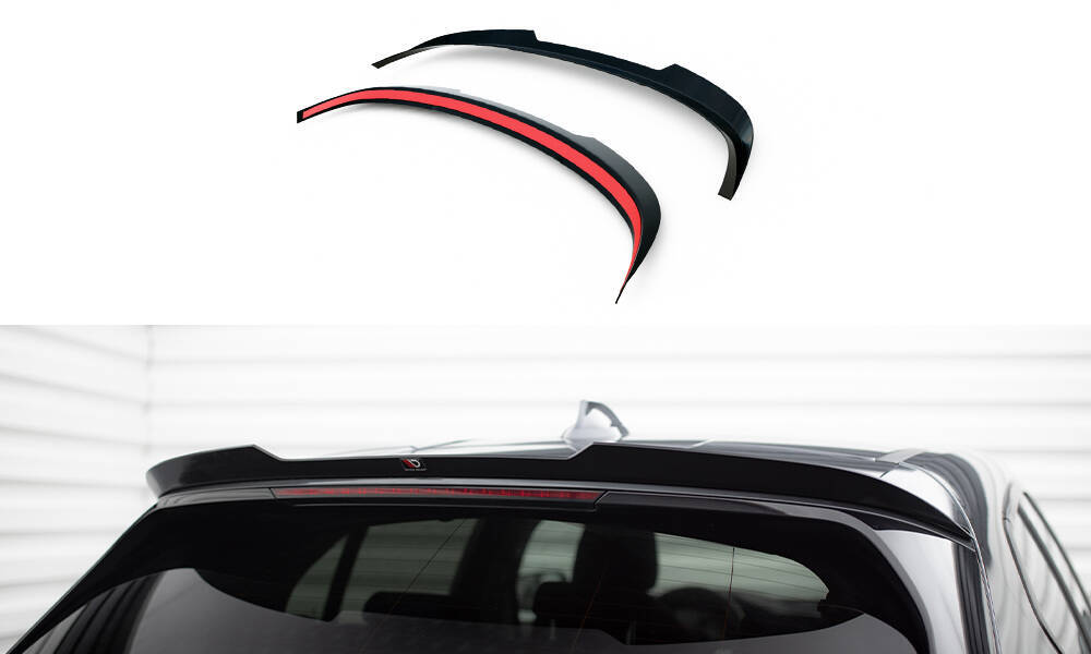 Spoiler BMW 1 Serie F40 Maxton Glans Zwart
