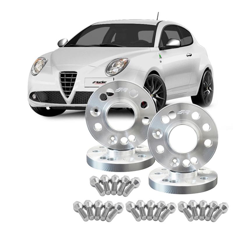 Simoni Racing Aluminium Spoorverbreder Set - 2x16mm(VA) - 2x20mm(AA) (Naaf 58,1mm) inclusief wielbouten -  Alfa Romeo diversen