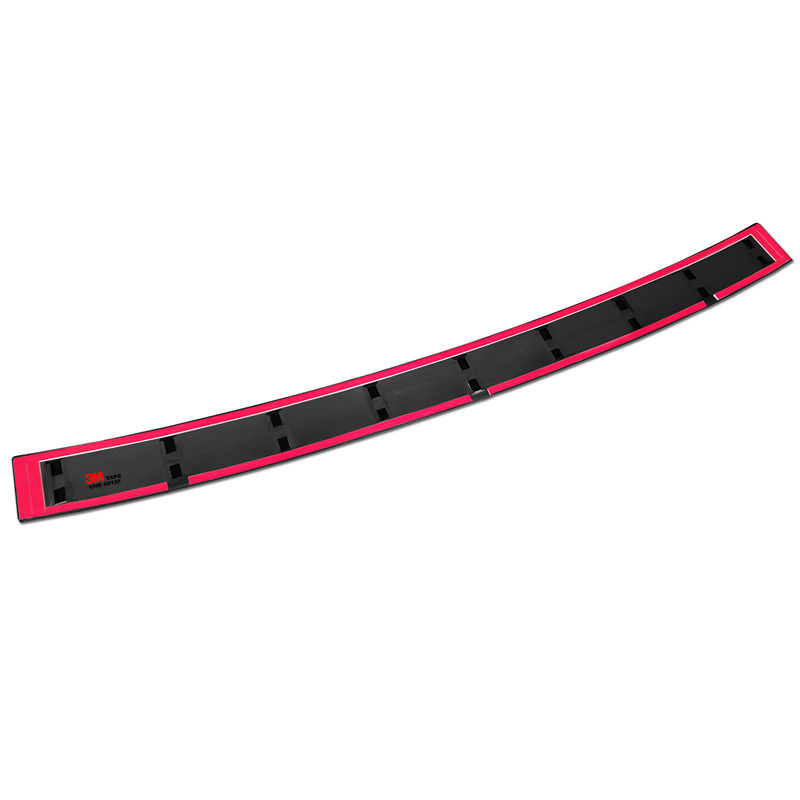 Zwart RVS Achterbumperprotector  Skoda Octavia III Combi 2013-2017 'STRONG EDITION'