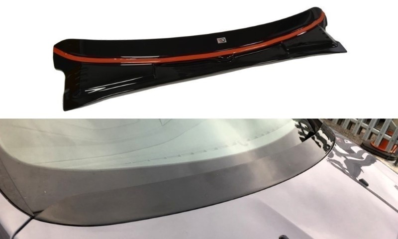 Motorkap Extentie Ford Focus Mk3 / Mk3 FL / ST / RS Glanzend Zwart