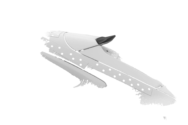 Achterspoiler Audi A6 C9 Avant Glans Zwart