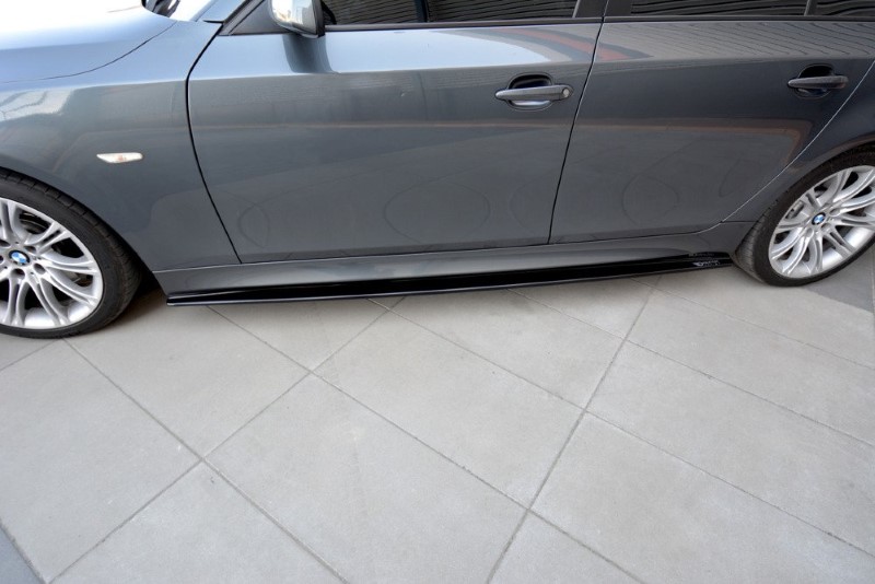 Zijskirts Diffusers BMW 5 E60/61 M-PACK Glanzend Zwart