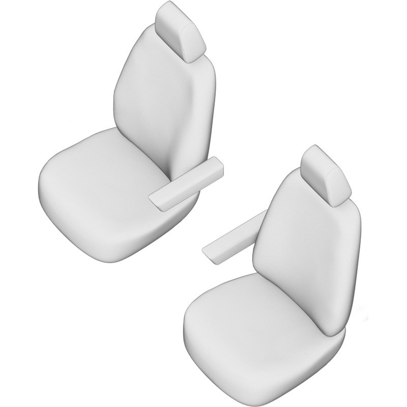 New York Design Kunstleder Stoelhoezenset 1+1  Ford Transit 2014-