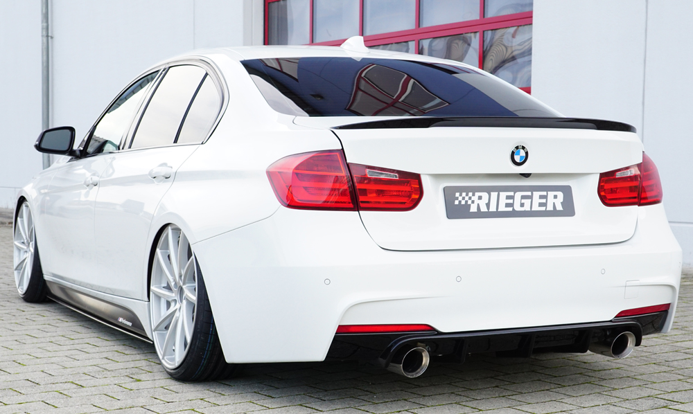 Zijskirt BMW 3Serie F30/F31 2012-... Zwart Rieger
