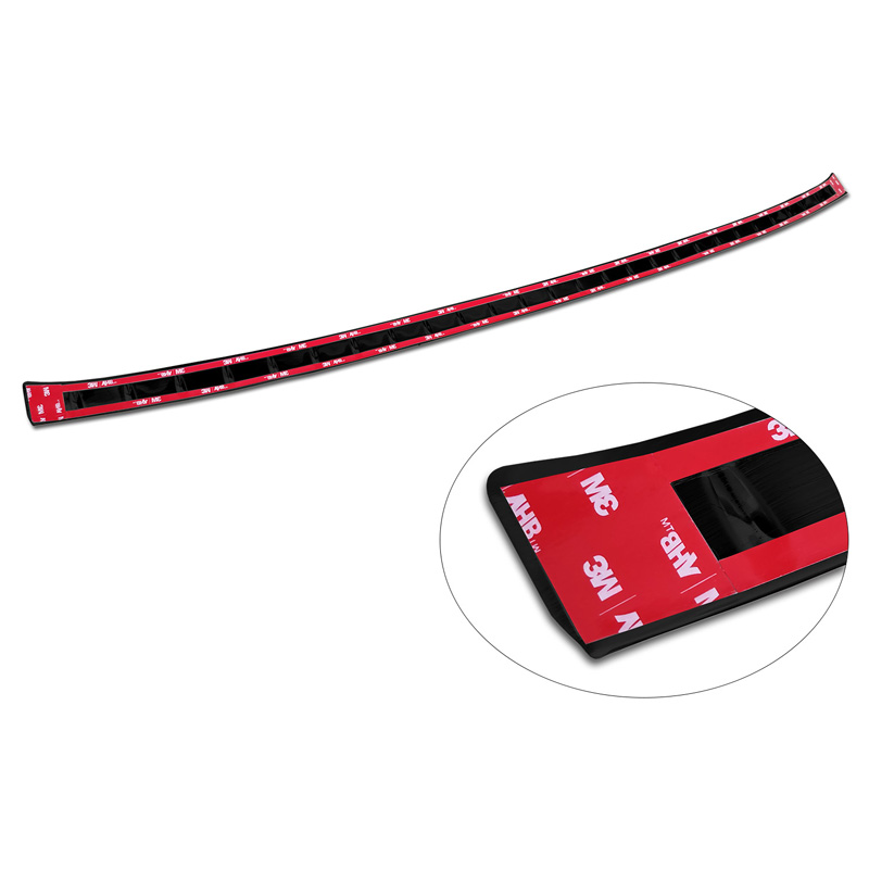 Zwart RVS Achterbumperprotector  Nissan Ariya 2022- 'Ribs'
