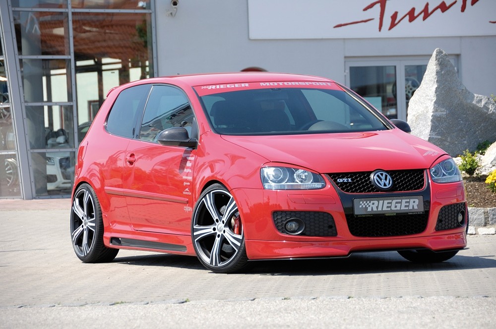 Voorspoilerlip VW Golf V GT/GTI Rieger