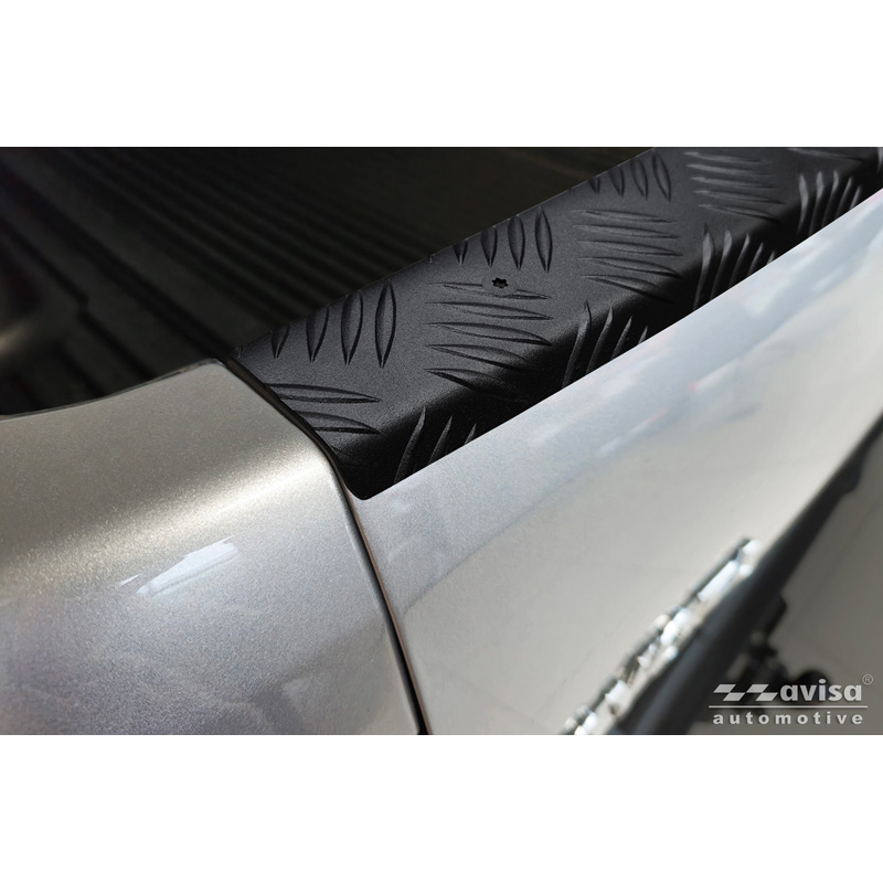 Avisa Aluminium Pickup Achterklep beschermlijst  Toyota Hilux VIII Facelift 2020- - Zwart