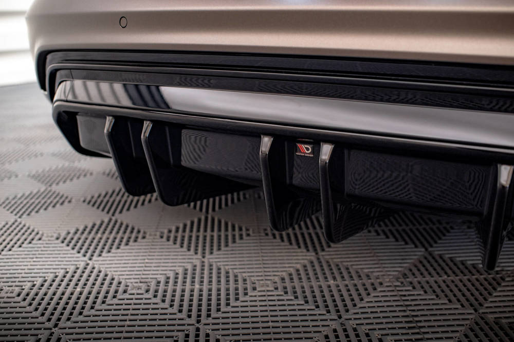 Diffuser Audi E-Tron GT & RS GT Maxton Glans Zwart