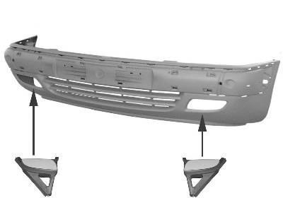 voorbumper, 01/1998-Citroen Xantia, 1993-2001