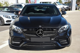 Grill Mercedes E-Class W213 S213 C238 A238 (2016-up) Zwart E63 Design