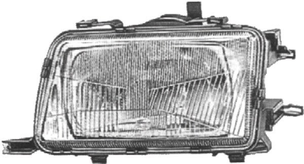 Koplamp rechts AUDI 80 91-94 HELLA/GESCHIKT voor LWR