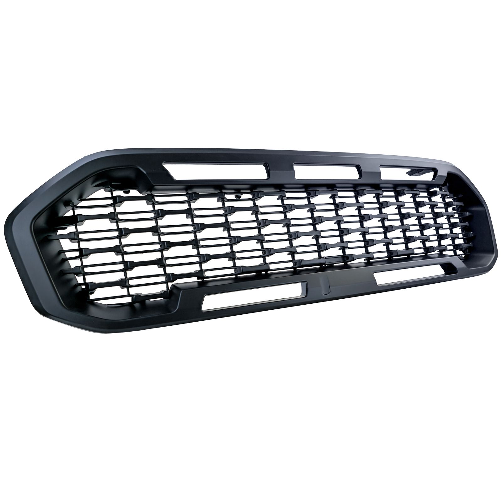 Grill Ford Ranger T8 (2019–2022) – Zwart Mat – Zonder Embleem