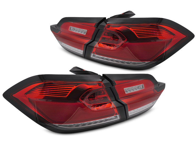 Taillights Ford Fiesta 18-21 Hatchback Dynamic LED Smoke