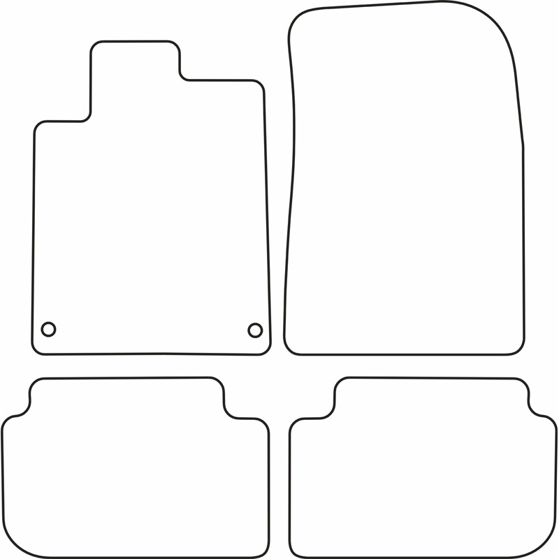 Automatten Peugeot 407