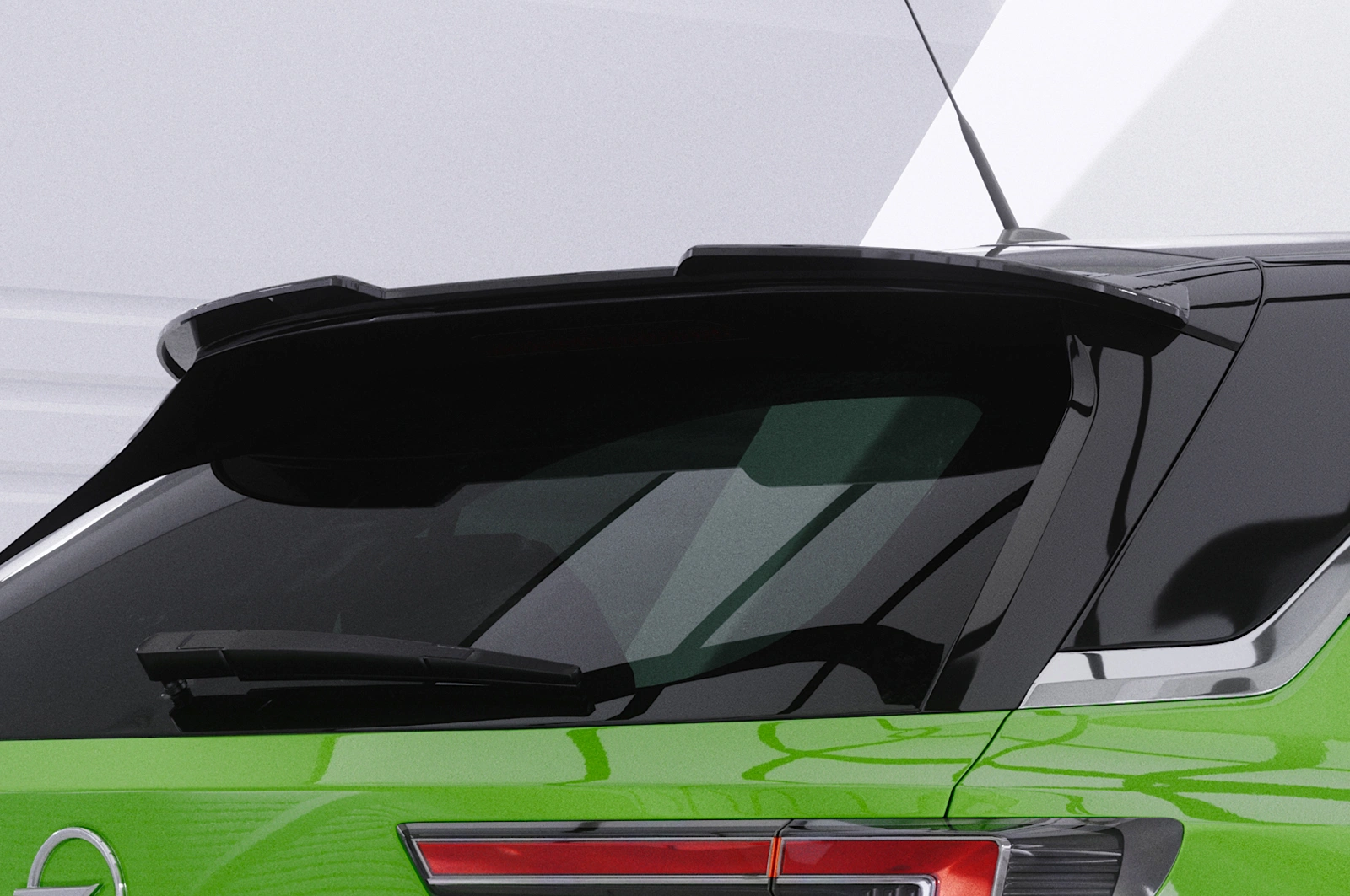 Achterspoiler Opel Mokka B glans zwart