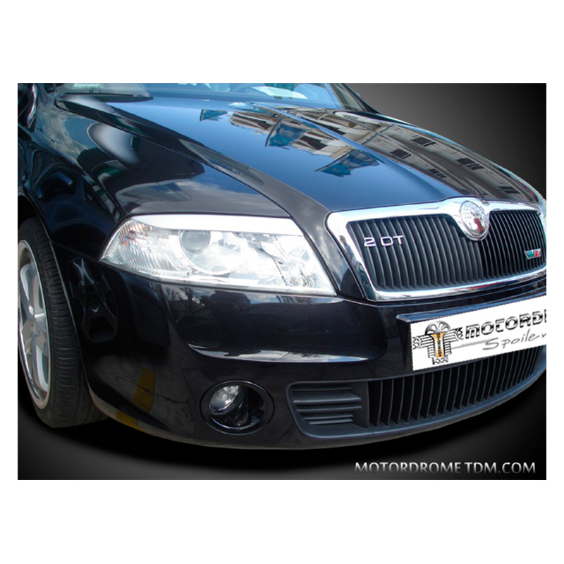 Headlight spoilers Skoda Octavia II 2004-2008 (ABS)