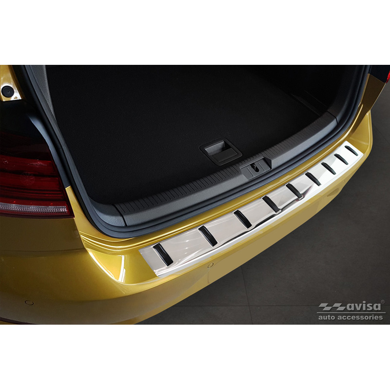 RVS Achterbumperprotector  Volkswagen Golf VII HB 3/5-deurs 2012-2017 & Facelift 2017-2019 'STRONG EDITION'
