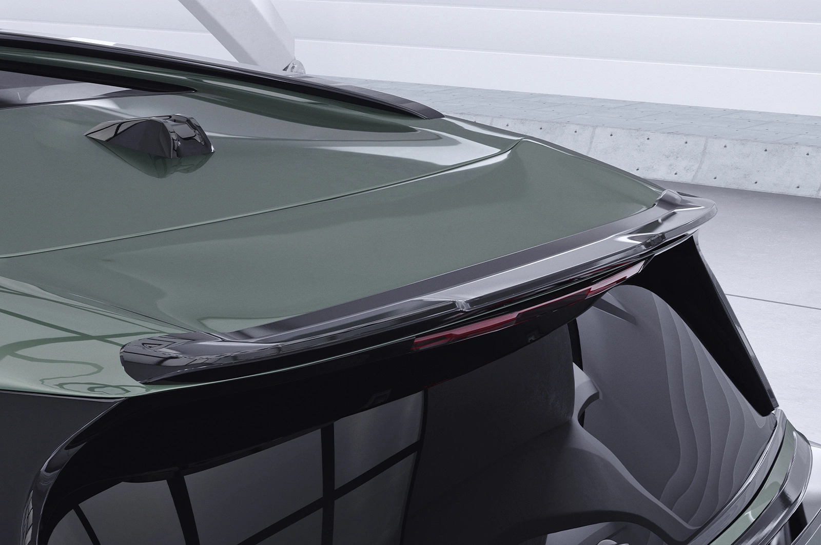 Achterspoiler Mini Countryman III (U25) glans zwart