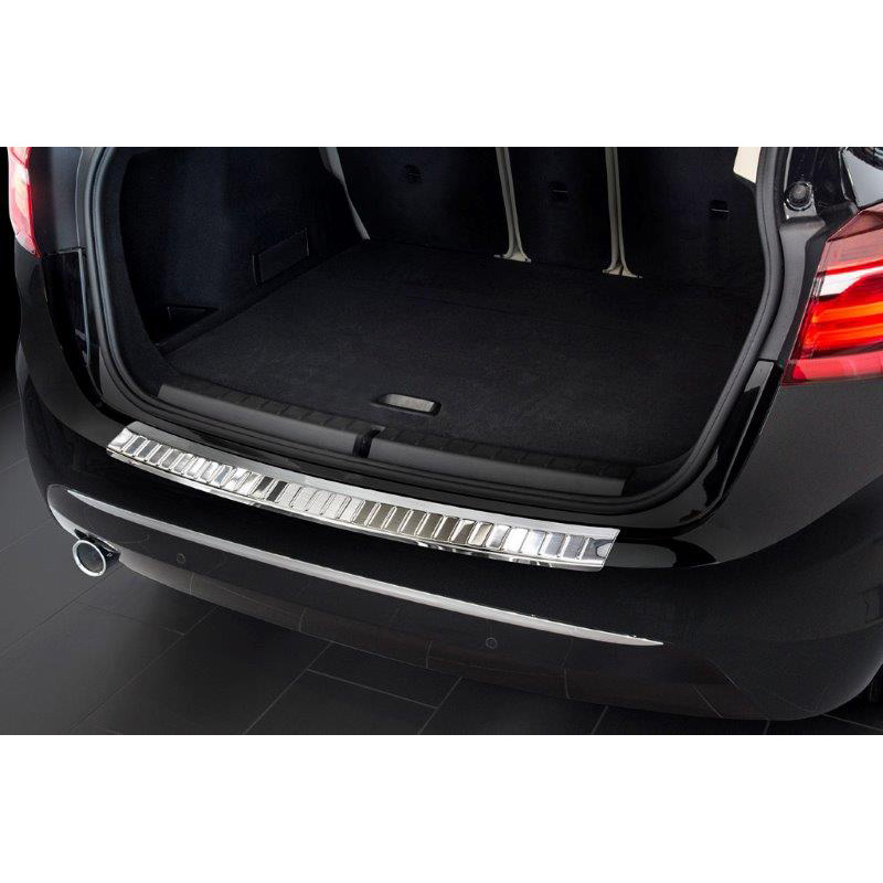 RVS Achterbumperprotector  BMW 2-Serie F45 Active Tourer 2014-2018 & FL 2018- (excl. M-Sport) 'Ribs'
