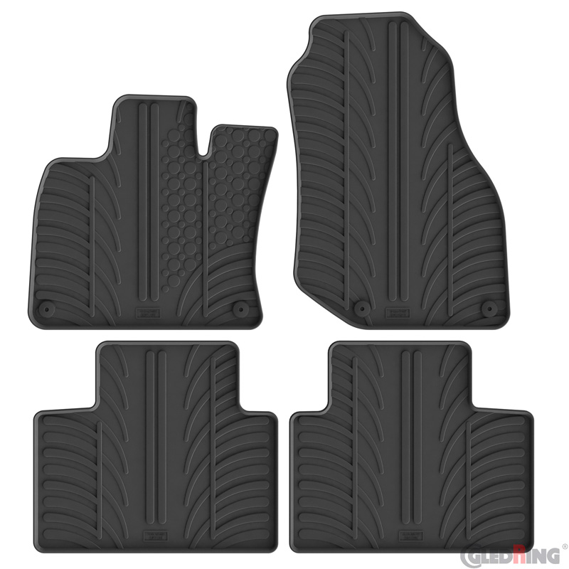 Rubbermatten  Lynk & Co 01 2021- (T profiel 4-delig)