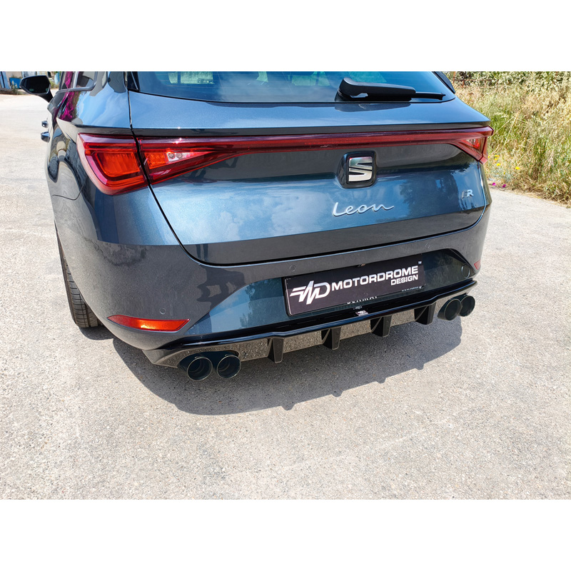 Motordrome Achterbumperdiffuser  Seat Leon IV (KL8) Sportstourer FR 2020- (ABS)