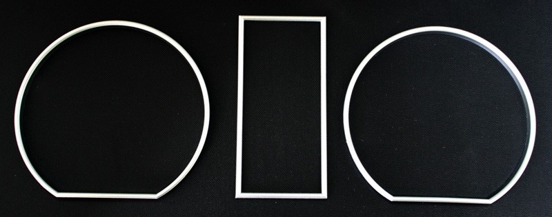 Tellerringen VW Polo 9N/9N2 01-09 Silver (4pcs)