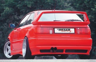 Achterspoiler Breedbouw ll Zonder 3e remlicht Audi Coupe Rieger