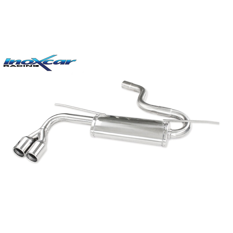 100% RVS Sportuitlaat  Audi A3 (8V) Sportback 1.8 TFSI 180pk 2013- 2x80mm