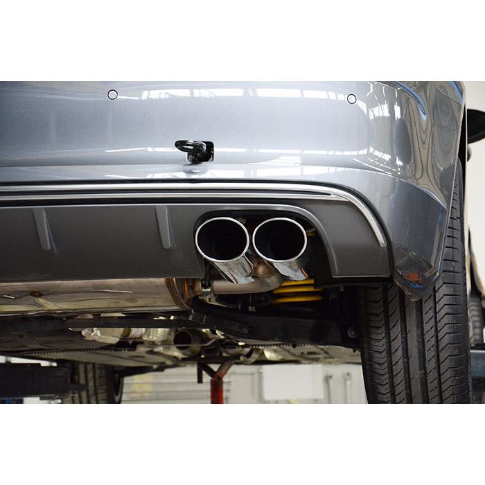 AUDI A3 8V Sedan 1.5 TFSI (150 Hp) 2017 Endpipe kit 100x75 Right + 100x75 Left
