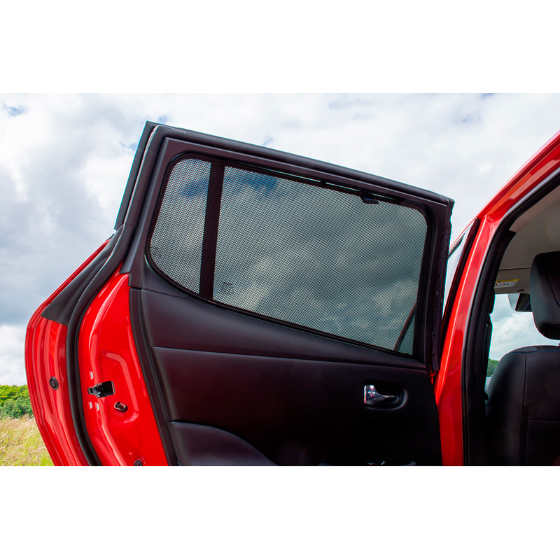 Set Car Shades (achterportieren)  Nissan Leaf (ZE1) 2018- (2-delig)