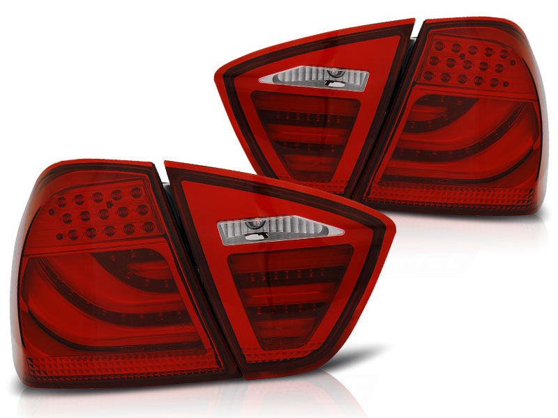 Taillights LED BMW 3-serie E90 04-08 red/smoke