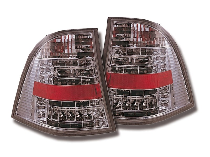 Luces traseras LED Mercedes ML W163 98-05 blanco