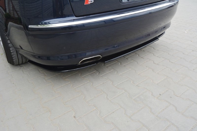 Diffuser Audi A8 D3 (Zonder Verticale Bar) Maxton Glanzend Zwart