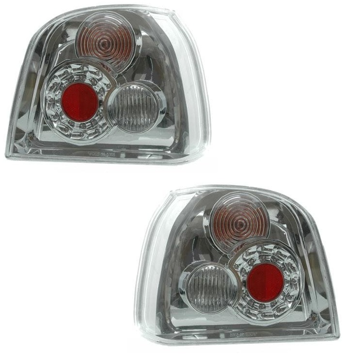 Taillights VW Golf III Led chome