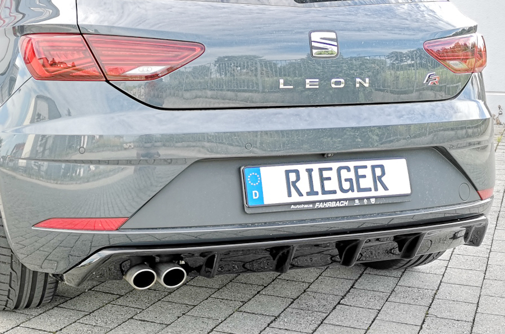 Diffuser Seat Leon FR 5F 17-20 Rieger Glans Zwart