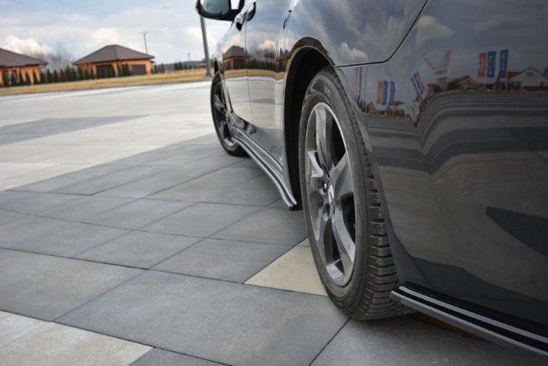 Achterzij Spoilers Honda Accord MK 8 Preface Model Glanzend Zwart