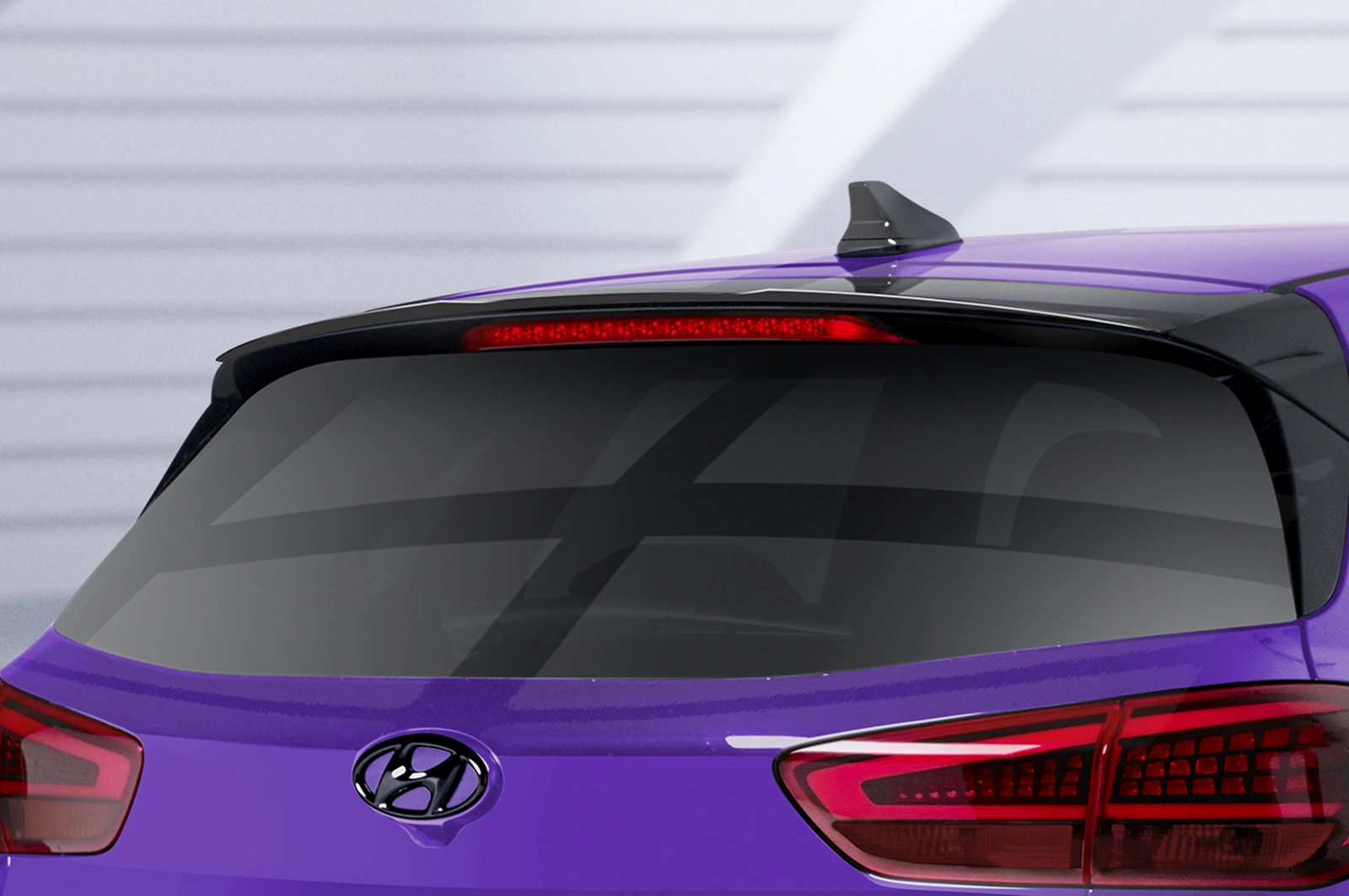 Achterspoiler Hyundai i30 PD glans zwart 2017– van CSR Automotive